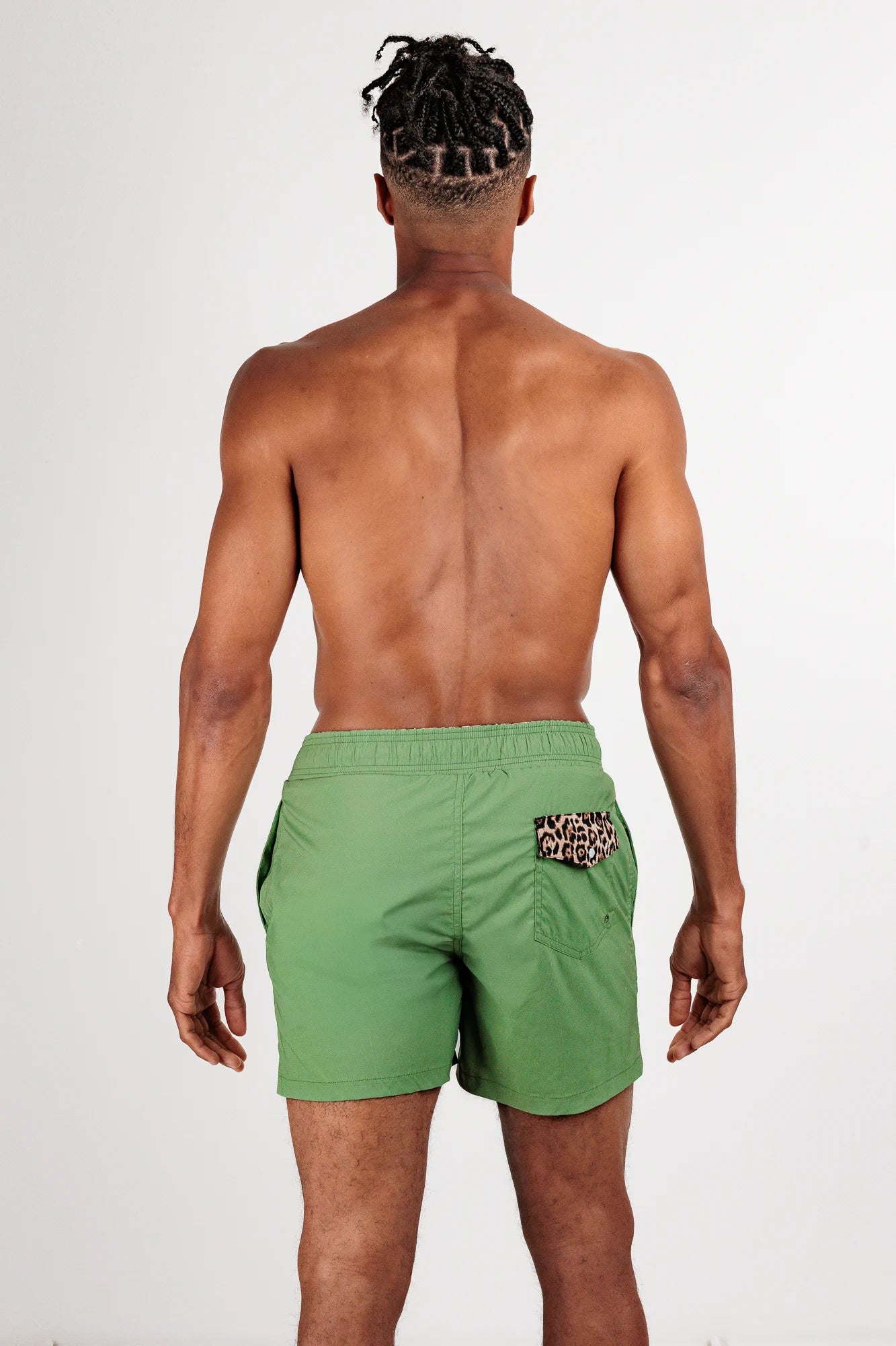 Short Homme Palm Panther (Vert)